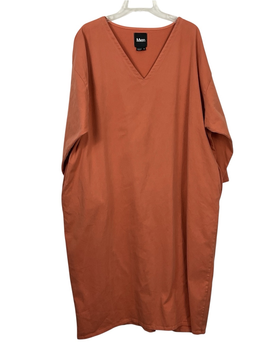 Mien Midi V Neck Cocoon Dress Womens Size 1X
